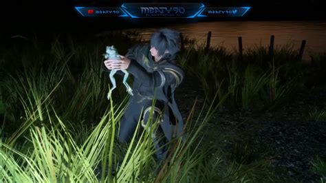 -IF caught the Dark Allural Sea Bass THEN visit Monica to have her cook it. . Frogs of legend ffxv